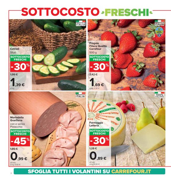 Volantino Carrefour Market a Casteggio | Sottocosto freschi | 18/4/2024 - 1/5/2024