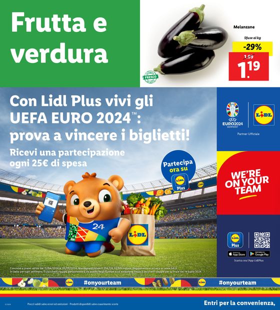 Volantino Lidl a Brescia | Grandi offerte piccoli prezzi | 22/4/2024 - 28/4/2024