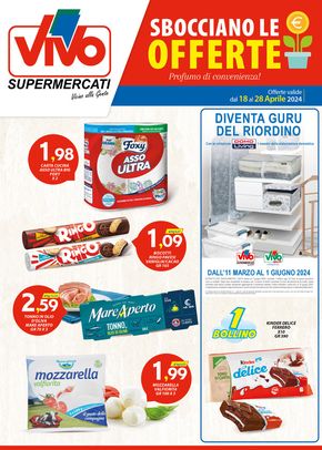 Volantino Vivo Supermercati a Santarcangelo di Romagna | Sbocciano offerte | 17/4/2024 - 28/4/2024