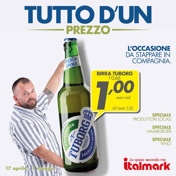 Volantino Italmark a San Martino Siccomario | Tutto d'un prezzo | 17/4/2024 - 1/5/2024