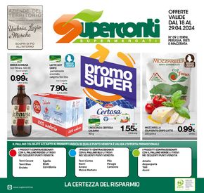 Volantino Superconti a Spello | Promo super | 18/4/2024 - 29/4/2024