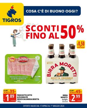 Volantino Tigros a Cusago | Sconti fino al 50% | 17/4/2024 - 1/5/2024