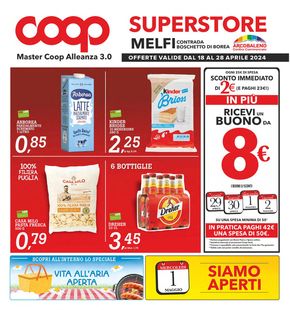 Volantino Superstore Coop a Ascoli Satriano | Qualita conveniente | 18/4/2024 - 28/4/2024