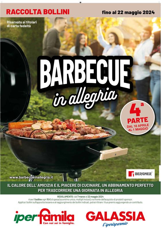 Volantino Galassia a Fiorenzuola d'Arda | Barbecue in allegria | 18/4/2024 - 1/5/2024