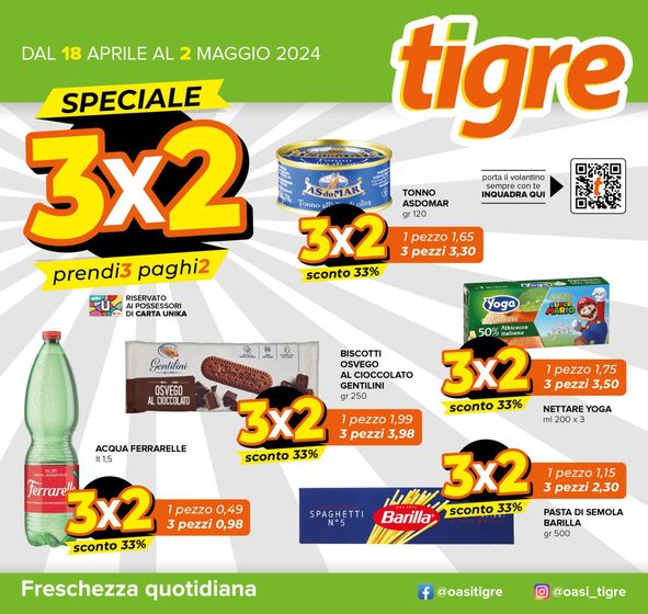 Volantino Tigre a Viterbo | Speciale 3x2 | 18/4/2024 - 2/5/2024