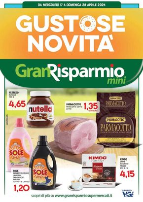 Offerte di Iper e super a Senise | Gustose novita in Gran Risparmio | 17/4/2024 - 28/4/2024
