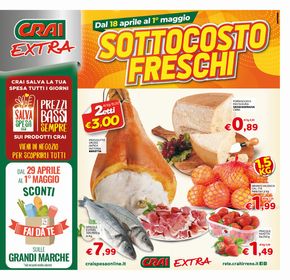 Volantino Crai a Cantalice | Sottocosto freschi | 18/4/2024 - 1/5/2024