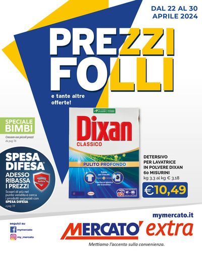 Volantino Mercatò Extra a Bra | Prezzi Folli | 22/4/2024 - 30/4/2024