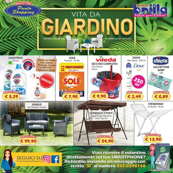 Volantino Punto Shopping Megastore a Pedara | Offerte | 18/4/2024 - 5/5/2024