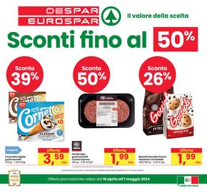 Volantino Eurospar a Ferrara | Sconti fino al 50% | 18/4/2024 - 1/5/2024