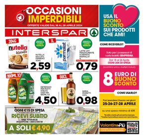 Volantino Interspar a Cosenza | Occasioni imperdibili | 18/4/2024 - 28/4/2024