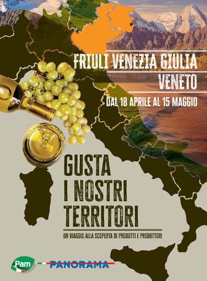 Volantino Panorama a Venezia | Gusta i Nostri Territori | 18/4/2024 - 15/5/2024