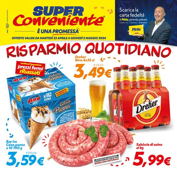 Volantino SuperConveniente a Caltagirone | Risparmio quotidiano | 23/4/2024 - 2/5/2024