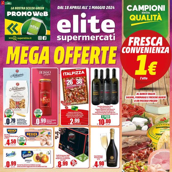 Volantino Elite | Mega offerte | 18/4/2024 - 1/5/2024