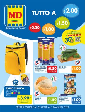 Offerte di Discount a Milano | Tutto a 0.50 € 1.00€ 1.50€ 2.00€ in MD | 23/4/2024 - 5/5/2024