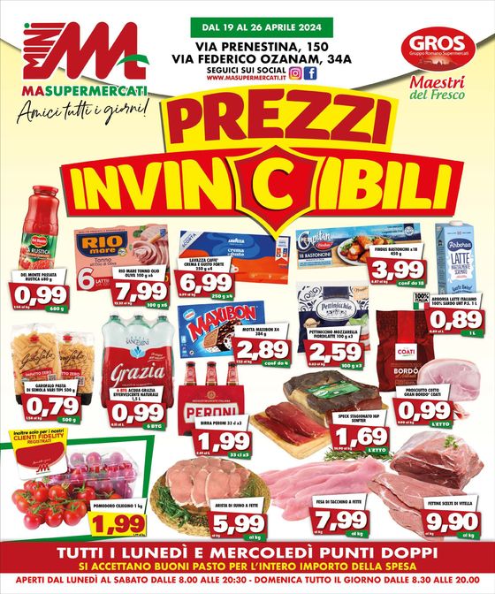 Volantino MA Supermercati | Prezzi invincibili | 19/4/2024 - 26/4/2024