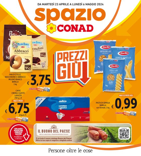 Volantino Spazio Conad | Prezzi giu  | 23/4/2024 - 6/5/2024
