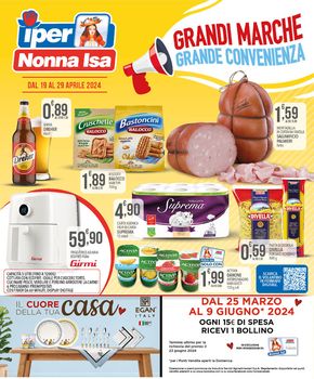 Volantino Iper Nonna Isa a Sorso | Grandi marche , grande convenienza | 19/4/2024 - 29/4/2024