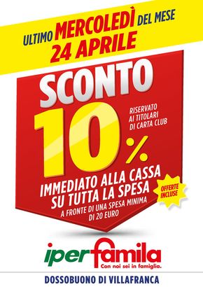 Volantino Iperfamila | Sconto 10% | 24/4/2024 - 24/4/2024