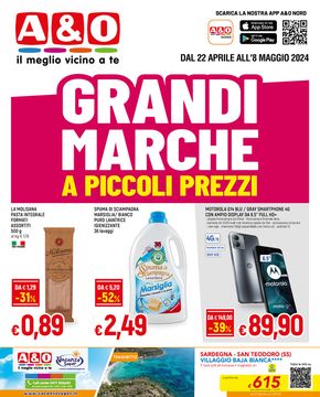 Volantino A&O | Grandi marche | 22/4/2024 - 8/5/2024