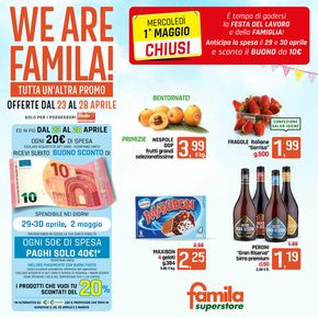 Volantino Famila Superstore a Manfredonia | Offerte Super! | 23/4/2024 - 28/4/2024