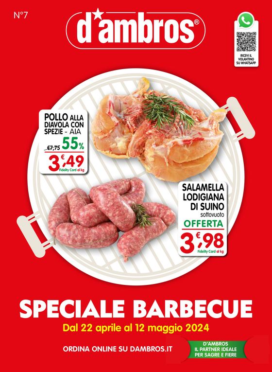 Volantino D'Ambros | Speciale barbecue | 22/4/2024 - 12/5/2024