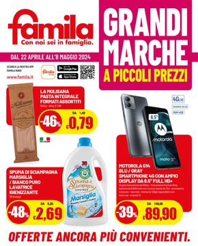 Volantino Famila a Parma | Grandi marchi a piccoli prezzi! | 22/4/2024 - 8/5/2024
