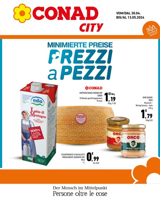 Volantino Conad City a Postal | Prezzi a prezzi | 30/4/2024 - 13/5/2024