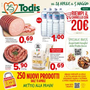 Offerte di Discount a Gela | Riempi il carrello con 20€ in Todis | 24/4/2024 - 5/5/2024