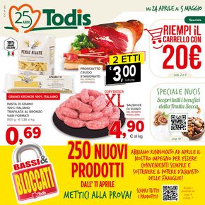 Offerte di Discount a Atena Lucana | Riempi il carrello con 20€ in Todis | 24/4/2024 - 5/5/2024