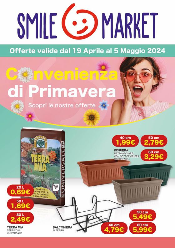 Volantino Smile Market a Pavullo nel Frignano | Convenienza di primavera | 22/4/2024 - 5/5/2024