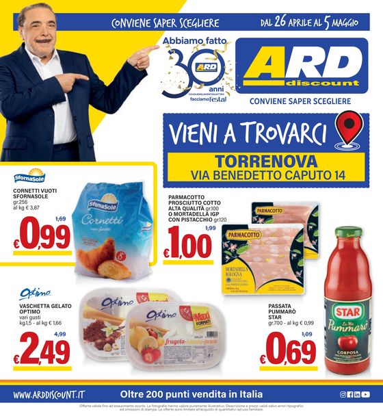 Volantino ARD Discount a Torrenova | Conviene saper scegliere | 26/4/2024 - 5/5/2024