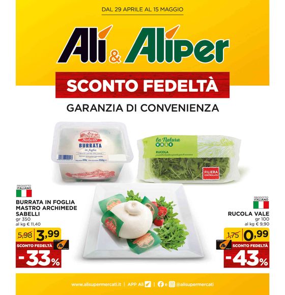 Volantino Alì e Alìper a Favaro Veneto | Prezzi bassi | 29/4/2024 - 15/5/2024