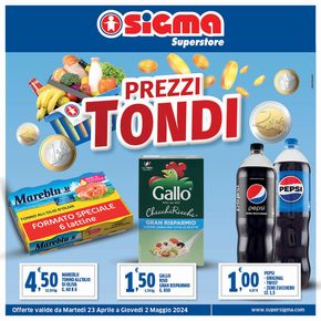 Volantino Sigma a Roma | Prezzi tondi | 23/4/2024 - 2/5/2024