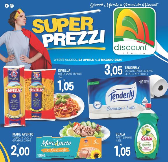 Volantino Al Discount | Super prezzi | 23/4/2024 - 2/5/2024