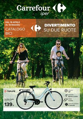 Volantino Carrefour Ipermercati a Villareggia | Divertimento su due route | 18/4/2024 - 19/5/2024