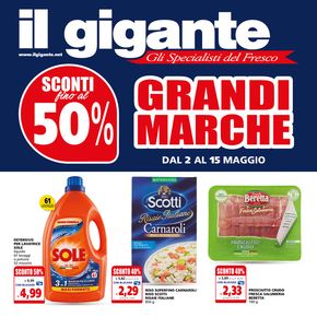 Volantino Il Gigante a Crescentino | Grandi marche | 2/5/2024 - 15/5/2024