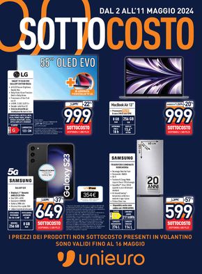 Offerte di Elettronica a Gualdo Tadino | SOTTOCOSTO da Unieuro! in Unieuro | 2/5/2024 - 11/5/2024