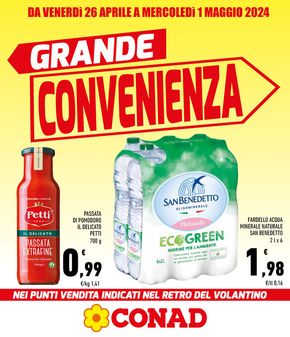 Volantino Conad a Cavallino | Grande convenienza | 26/4/2024 - 1/5/2024