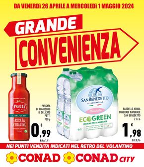 Volantino Conad City a Avezzano | Grande convenienza | 26/4/2024 - 1/5/2024