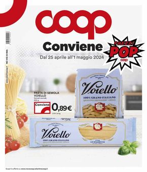 Volantino Coop a Moncalieri | Prezzi Pop | 25/4/2024 - 1/5/2024
