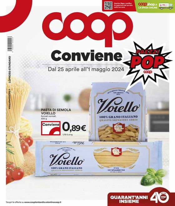 Volantino Coop a Novate Milanese | Conviene | 25/4/2024 - 1/5/2024