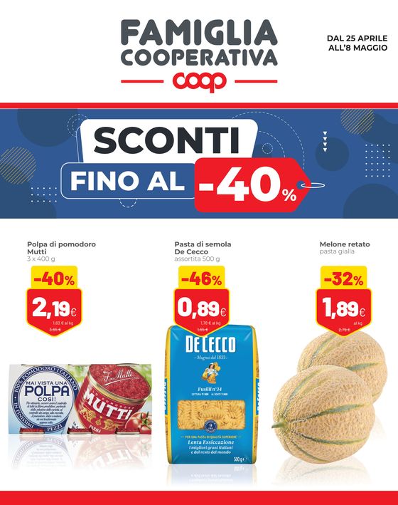 Volantino Coop a Canazei | Sconti fino al 40% | 25/4/2024 - 8/5/2024