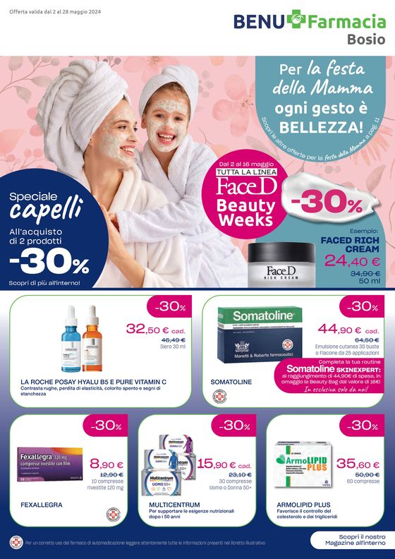 Volantino Lloyds Farmacia/BENU a Torino | Per la festa della mama ogni gesto e bellezza! | 2/5/2024 - 28/5/2024