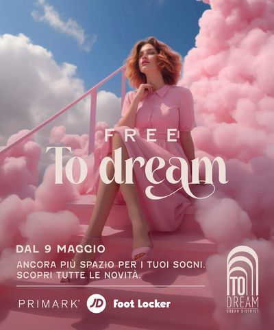 Volantino To Dream a Settimo Torinese | Free To Dream | 6/5/2024 - 19/5/2024