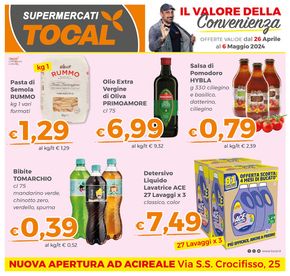 Volantino Tocal  a Adrano | Il vallore della convenienza | 26/4/2024 - 6/5/2024