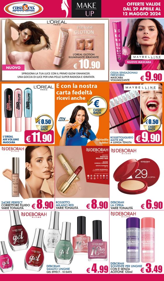 Volantino Casa & Co a Pescara | Speciale makeup | 29/4/2024 - 12/5/2024
