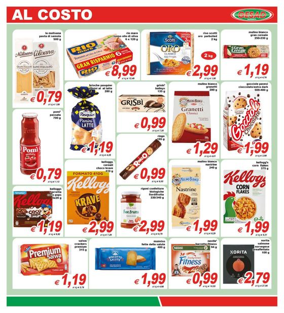 Volantino Gesad Supermercati a Aprilia | Al costo | 29/4/2024 - 7/5/2024