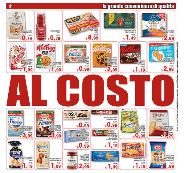 Volantino Top Supermercati a Marino | Al costo | 29/4/2024 - 7/5/2024