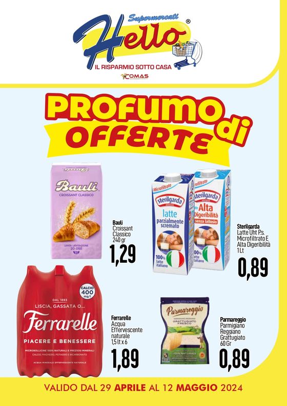 Volantino Hello Supermercati a Cercola | Offerte | 29/4/2024 - 12/5/2024
